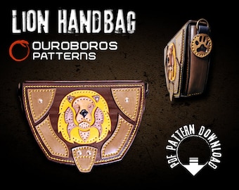 Lion HanBag - DIY - Leather Pattern PDF