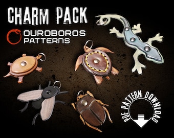 Charm Pack - DIY - Leather Pattern PDF