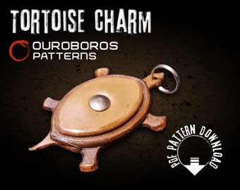 Tortoise Charm - DIY - Leather Pattern PDF