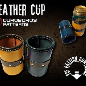 Leather Cup - DIY - Leather Pattern PDF