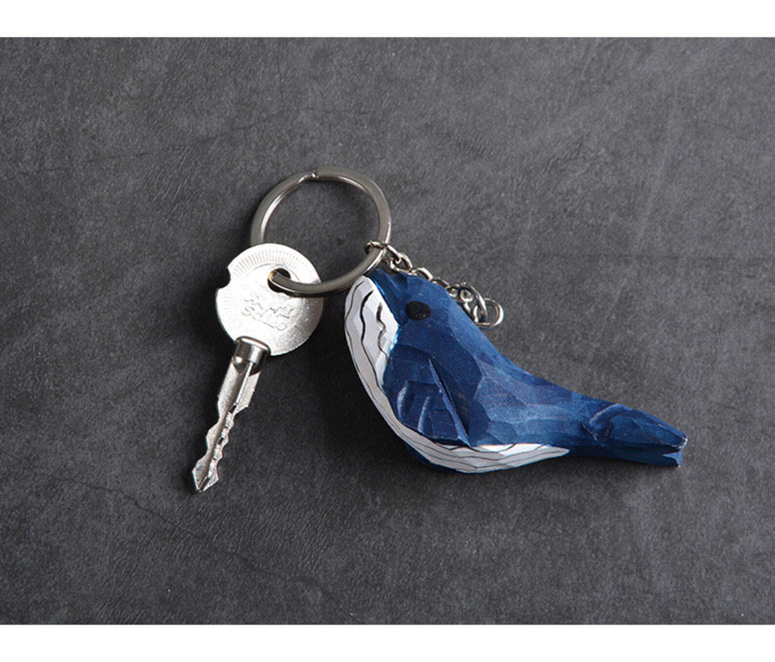 Cute whale keychain / blue whale / wooden keychain / girls Etsy