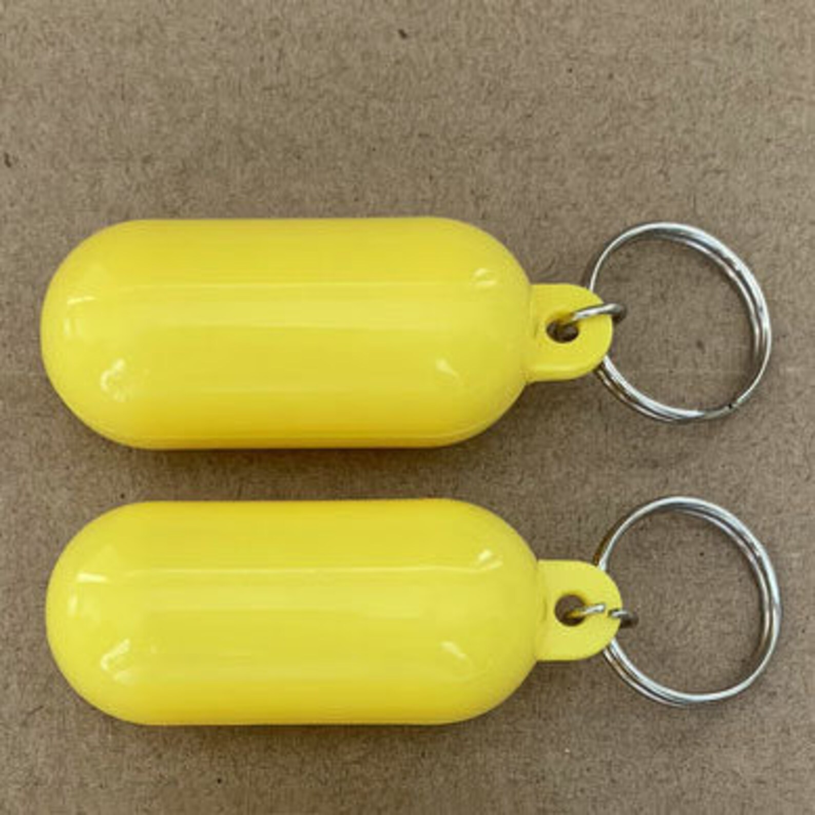 Floating Keychain Floating With Keychain Yellow Keychain Etsy