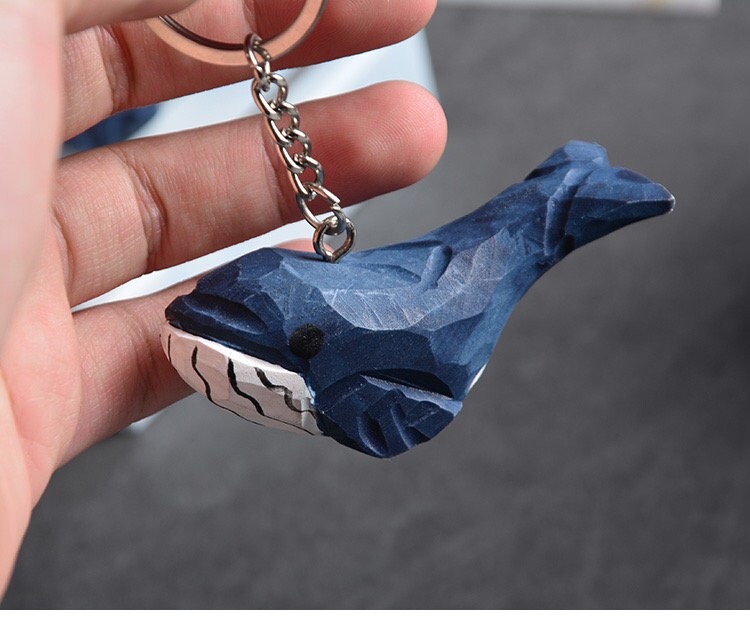 Cute Blue Whale Keyfob Keychain Ith Embroidery Cute Blue Whale Keyfob Keychain Ith Embroidery