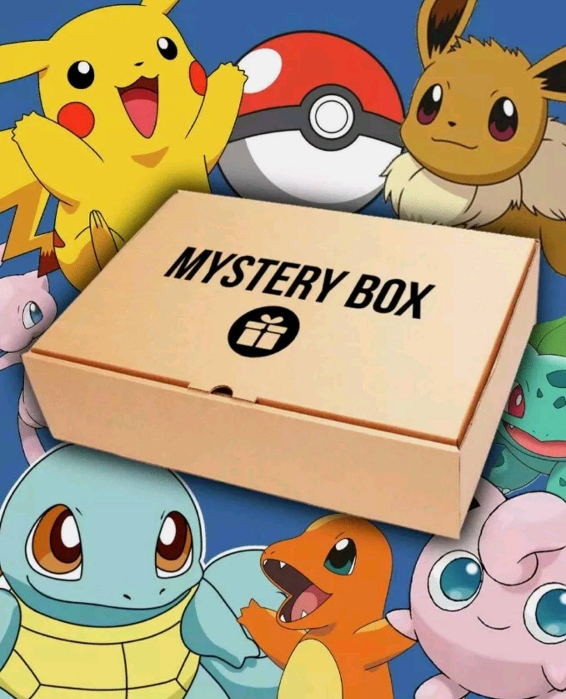 Tydius biggest pokemon mystery box. 25 holo guaranteed Etsy