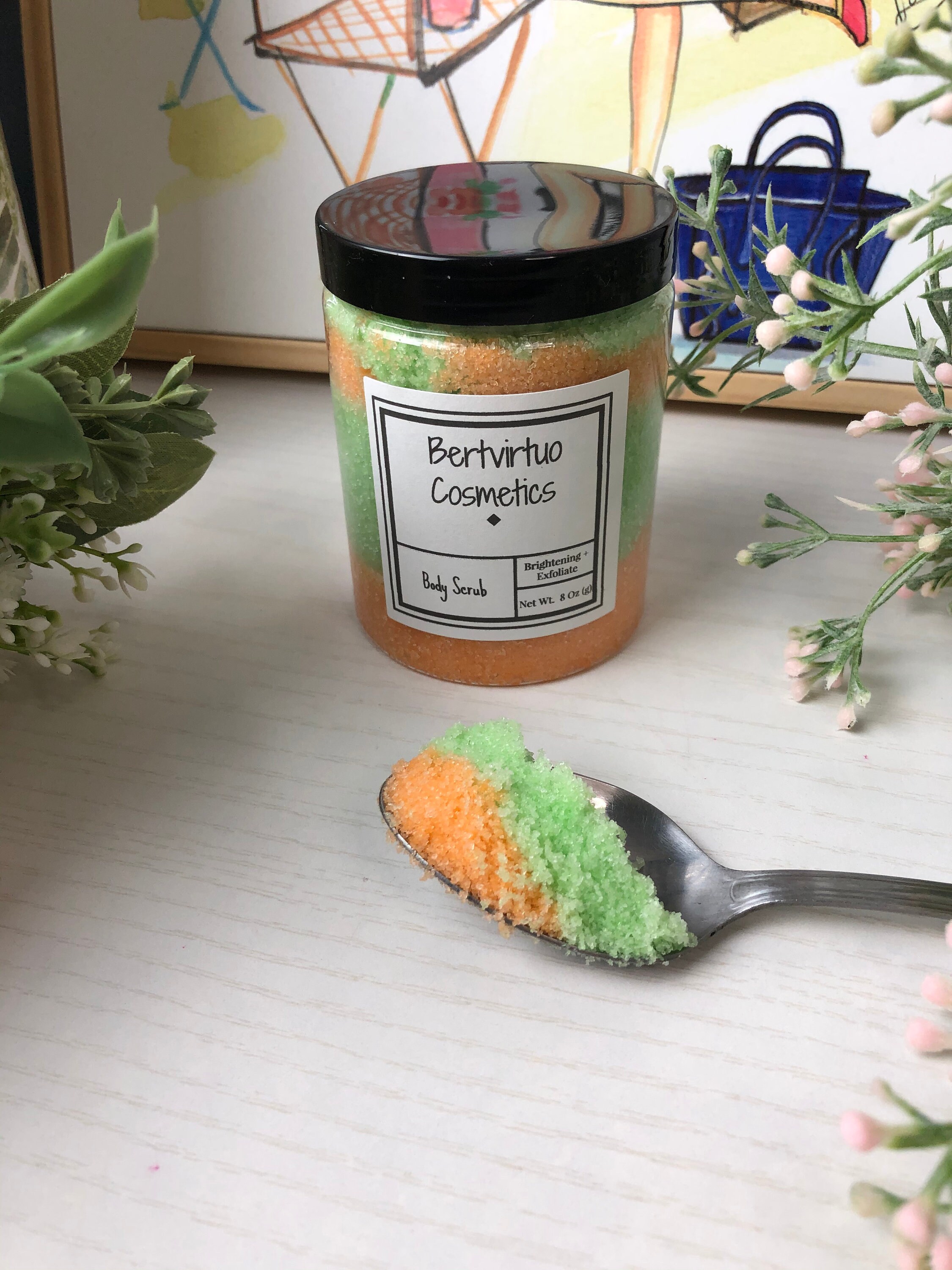 Cotton Candy Body Scrub 8oz Natural Ingredients 8oz Etsy