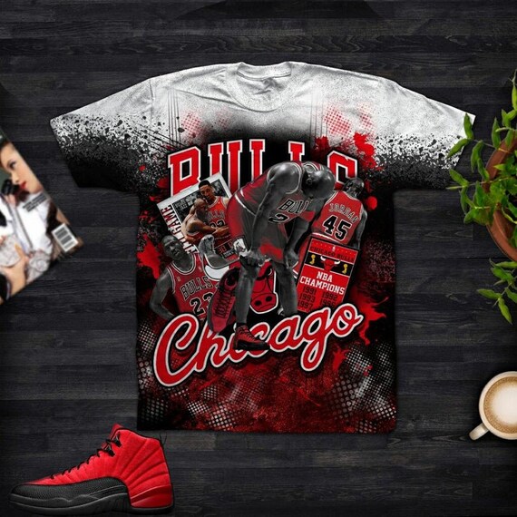 reverse flu game 12s shirt