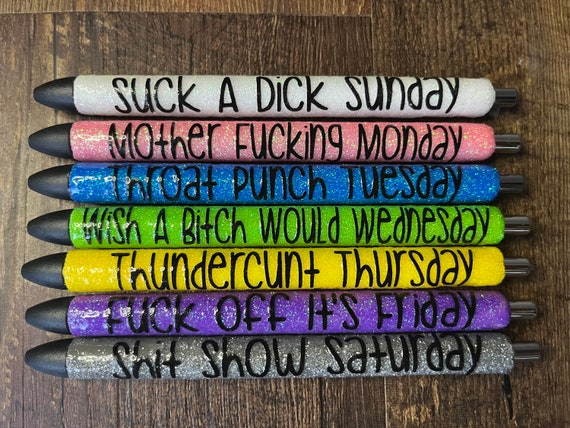 Days of the week: Pen Set