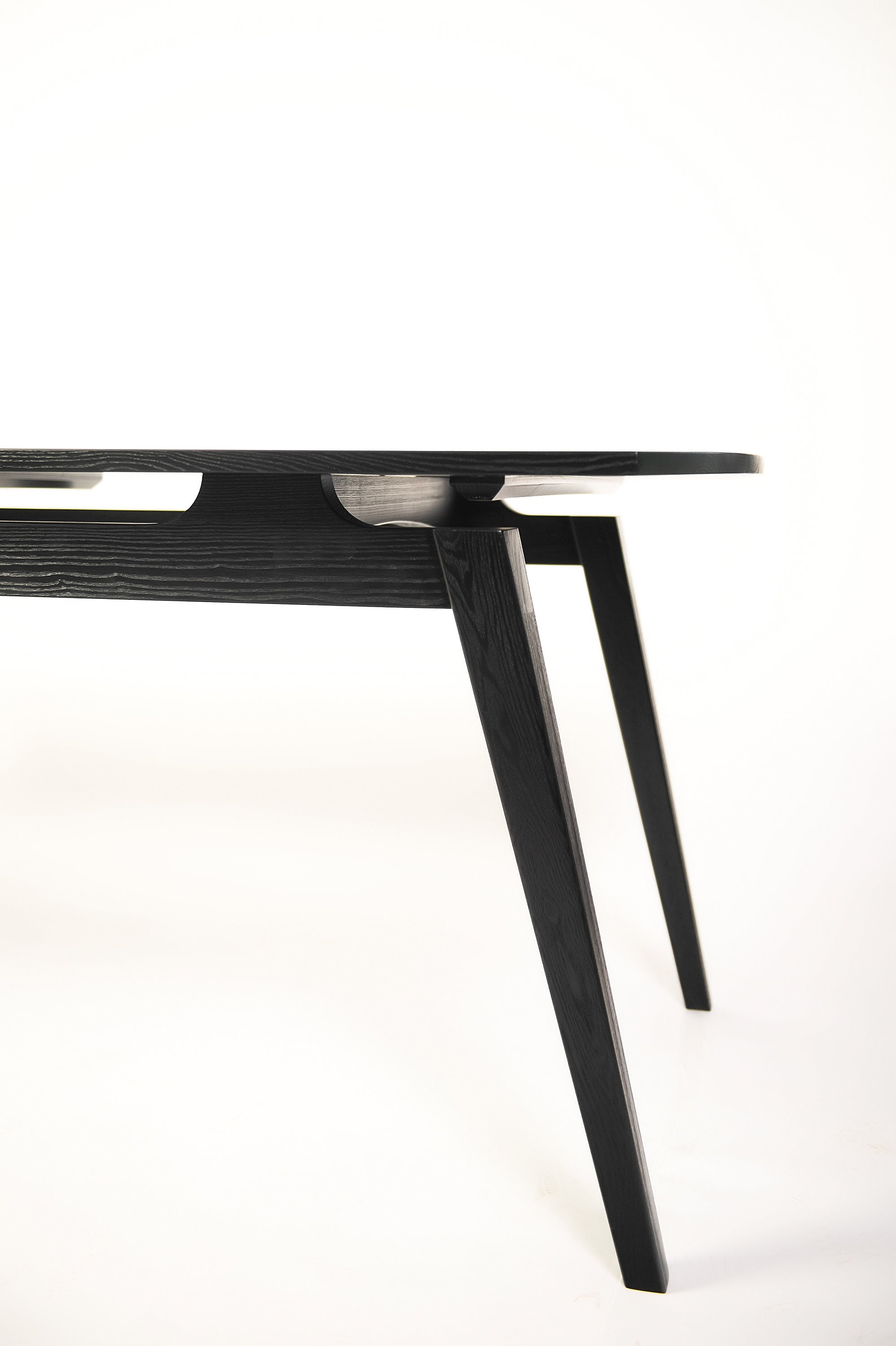 Acline Dinning Table Modern Dining Table Wood Dining Table Black Dining