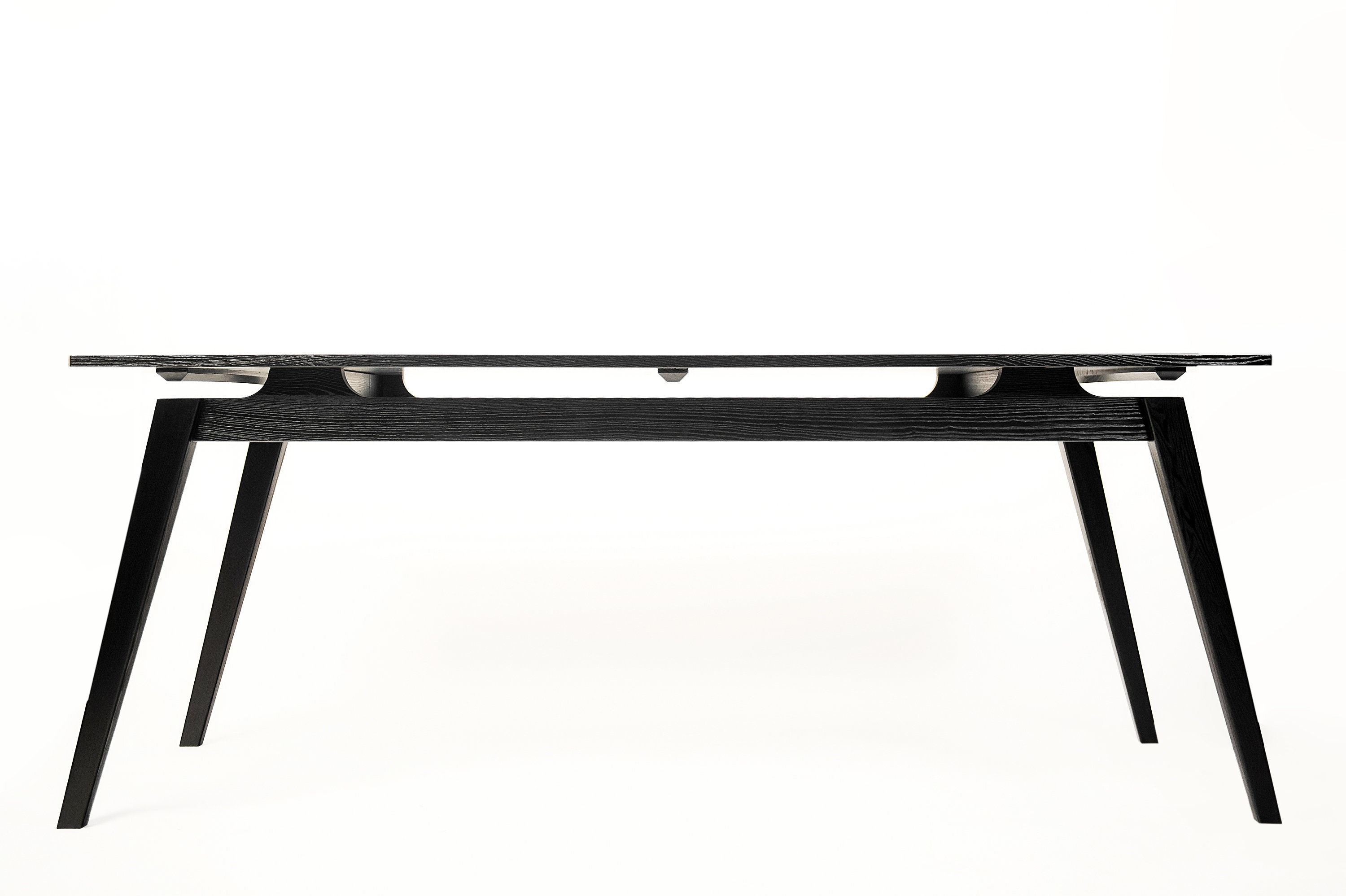 Acline Dinning Table Modern Dining Table Wood Dining Table Black Dining