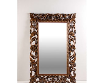 ESPEJO DE ACENTO TRADICIONAL / Espejo peruano / Espejo rústico / Espejo Barnwood / Home Decore