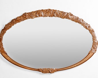 Delano Mirror II / Home Decore / Acento de pared / Espejo de pared / Espejo marrón