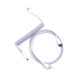 Custom coiled keyboard usb cable