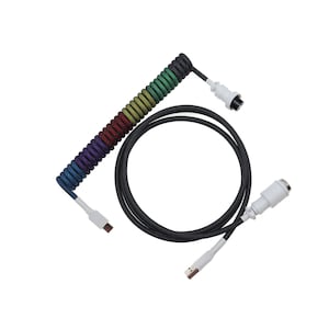 Coiled Mechanical Keyboard Cable - GMK DOTS 2