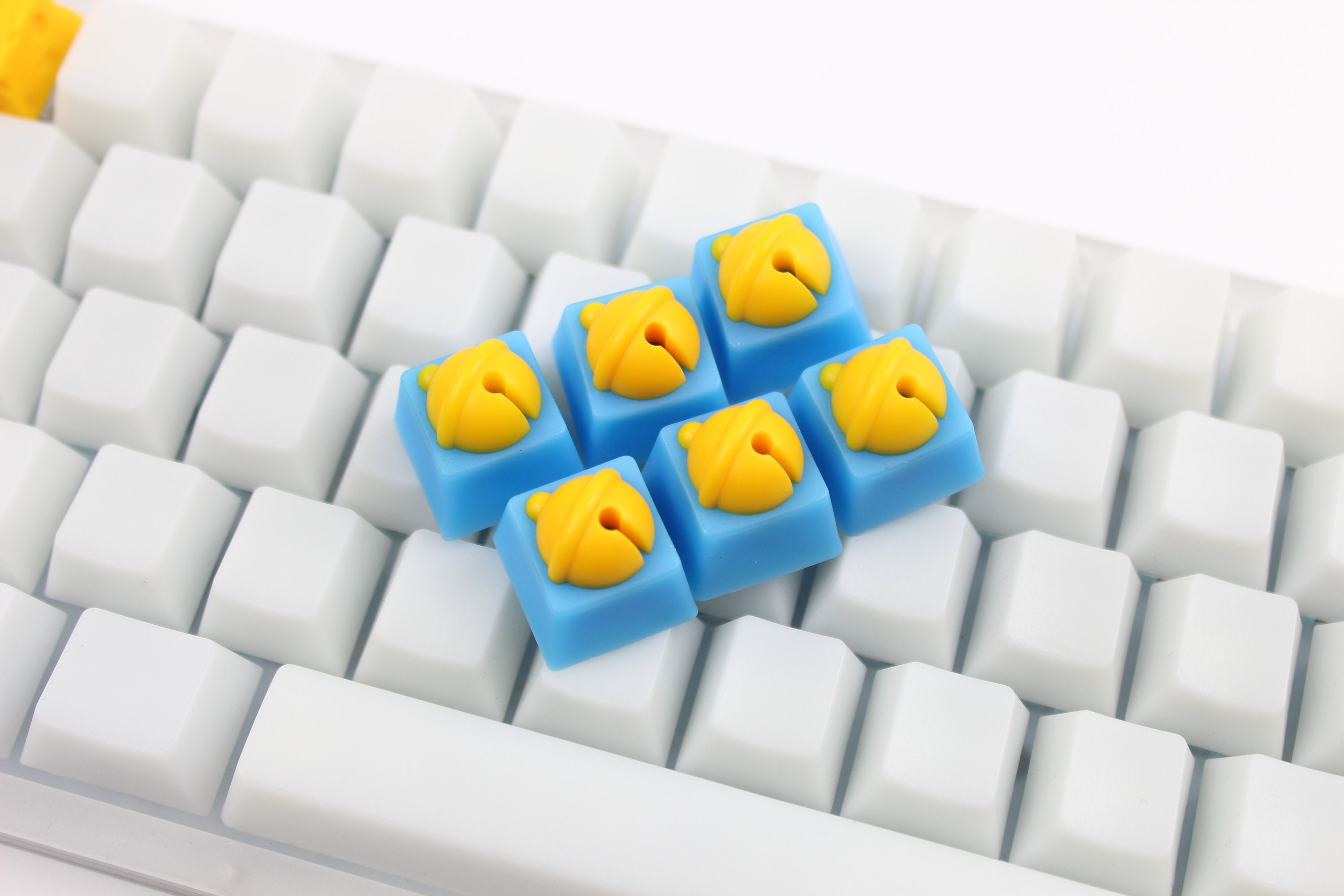 Bell keycaps Doraemon keycaps Resina azul keycaps regalo Etsy