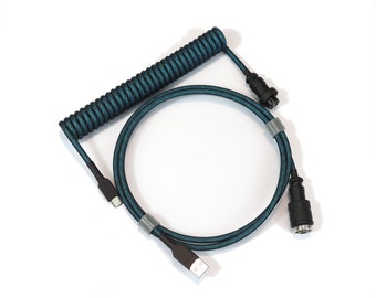 Custom Coiled Mechanical Keyboard Cable USB C/Mini/Micro
