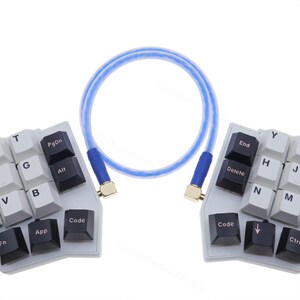 Split Keyboard TRRS Cable: Flexible Silicone - Custom Length & Colors