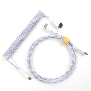 Câble USB de clavier enroulé personnalisé