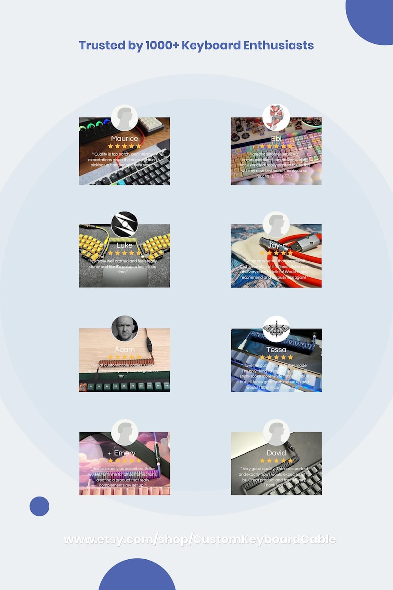 The image is a collage of various keyboard designs and models, featuring different types of keyboards and their corresponding user reviews. The image does not contain any text that can be described in fewer than 500 characters.