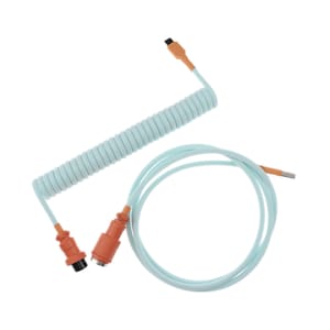 Custom coiled keyboard usb cable