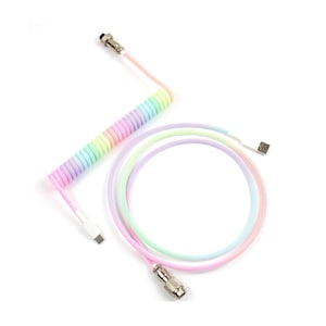 Custom coiled keyboard usb cable coil keyboard cable keyboard coil cable