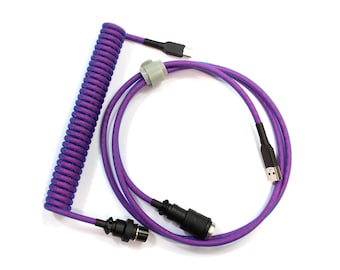 Cable USB para teclado en espiral personalizado