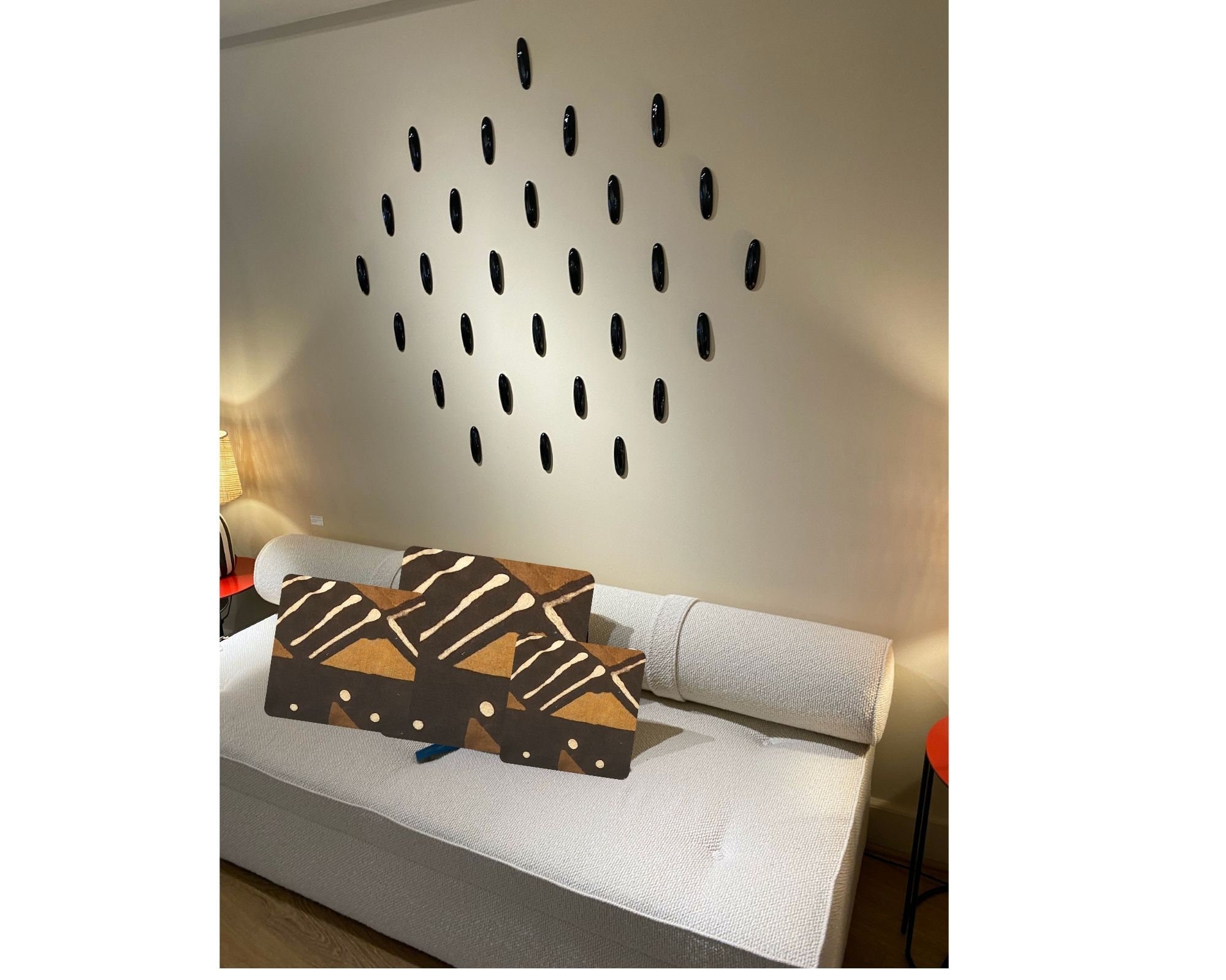 Coussin en Bogolan Mudcloth