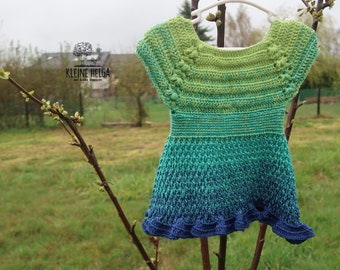Crochet pattern for baby/children's tunic "Sungirl Shining", girls' dress, girls' tunic
