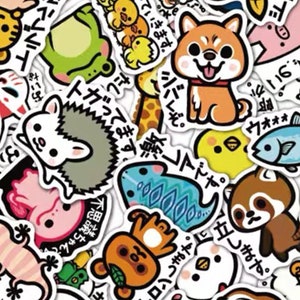 50pc Sticker Pack - B-Side Label stickers - Cute stickers - Journal diary cute stationery - Gift for her - Best friend gift -Laptop stickers