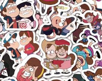 50pc Sticker Pack Gravity Falls Cute Stickers Journal - Etsy 50pc Sticker Pack Gravity Falls Cute Stickers Journal - Etsy