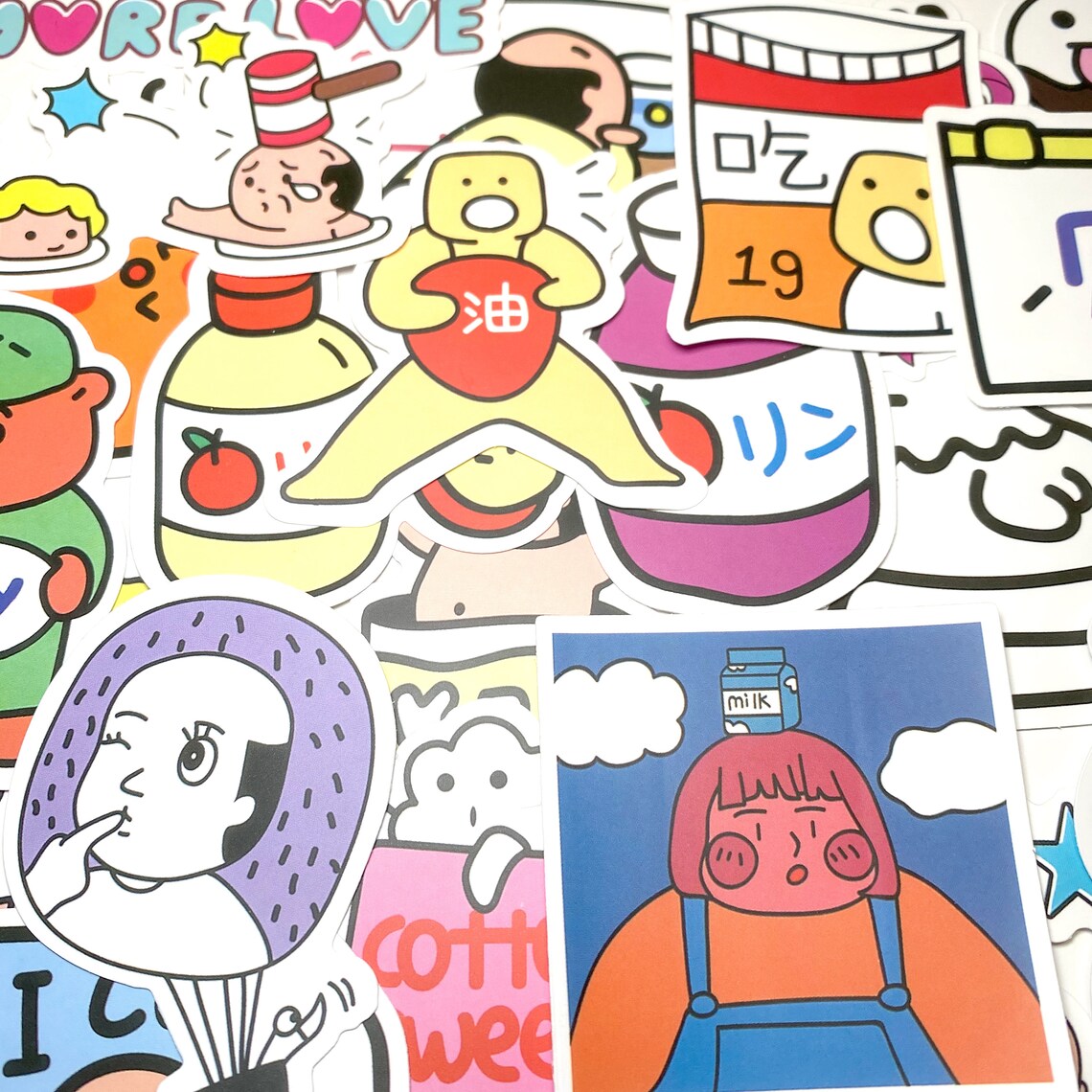 88pc Sticker Pack Korea stickers Cute stickers Journal Etsy