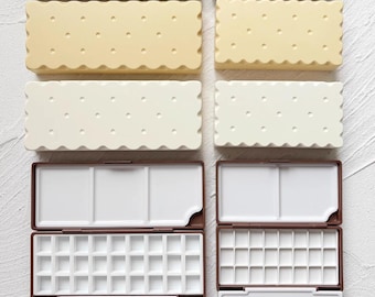 Paleta de acuarelas Biscuit, set de pintura de viaje