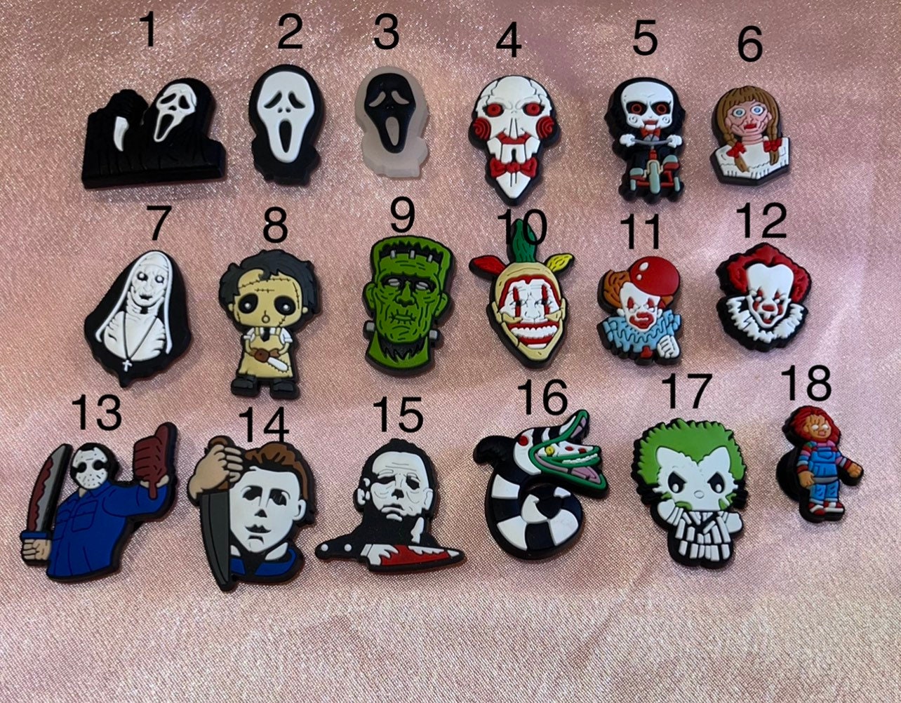 Horror Jibbitz/shoe Charms Etsy