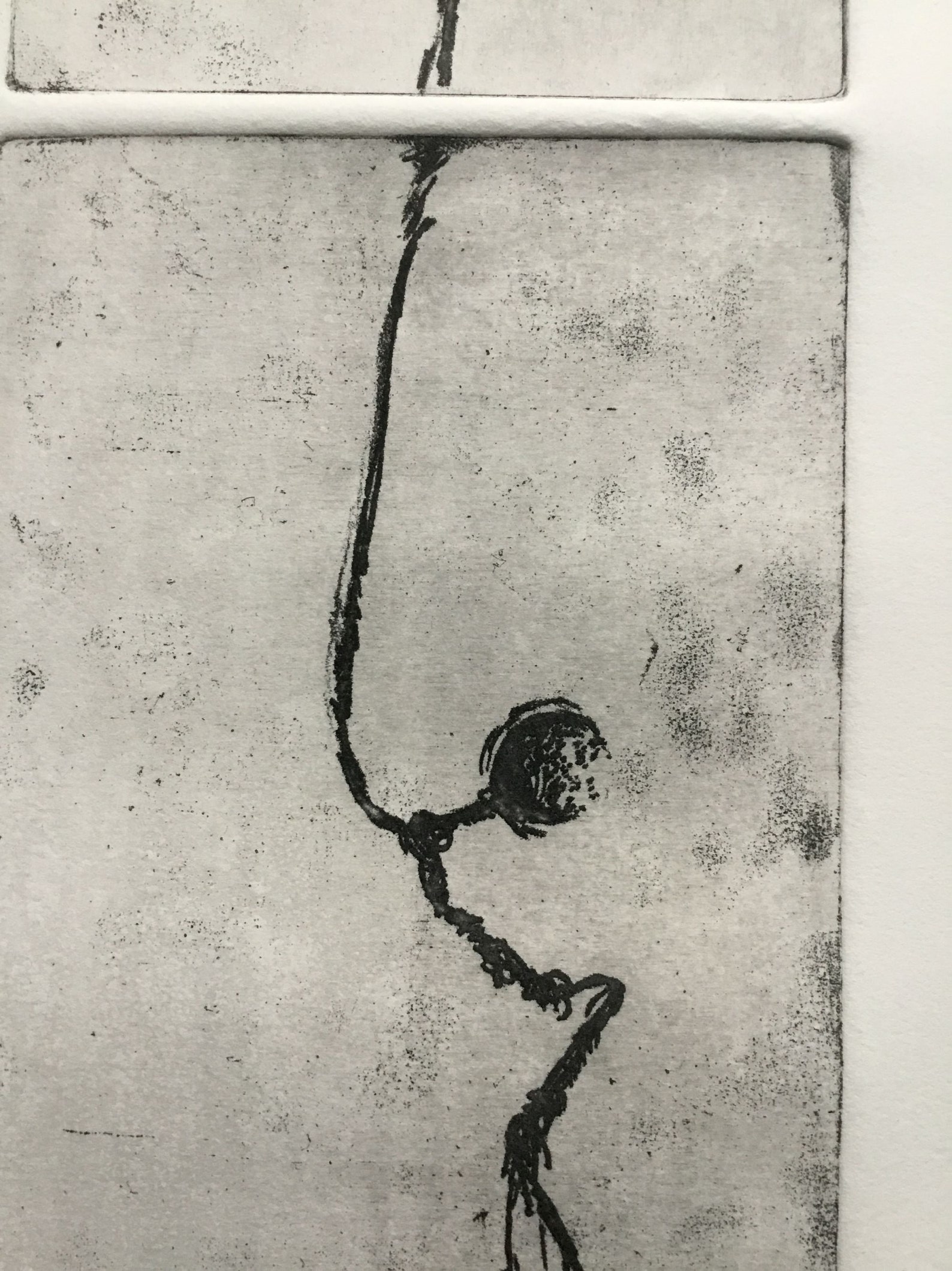 Divided Line V - 19/100 Editioned Intaglio Etching Soft Ground Diptych ...