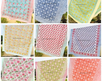 Różnorodny kolorowy damski sarong plażowy, bawełniany szalik z nadrukiem blokowym, lekki sarong imprezowy, prezent dla niej, na Dzień Matki, Walentynki