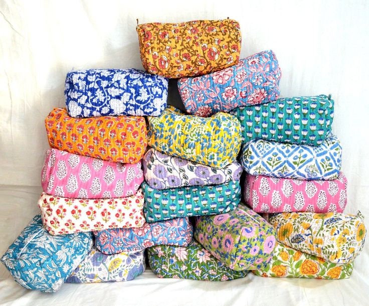 Roller Rabbit Cosmetic Bags Etsy