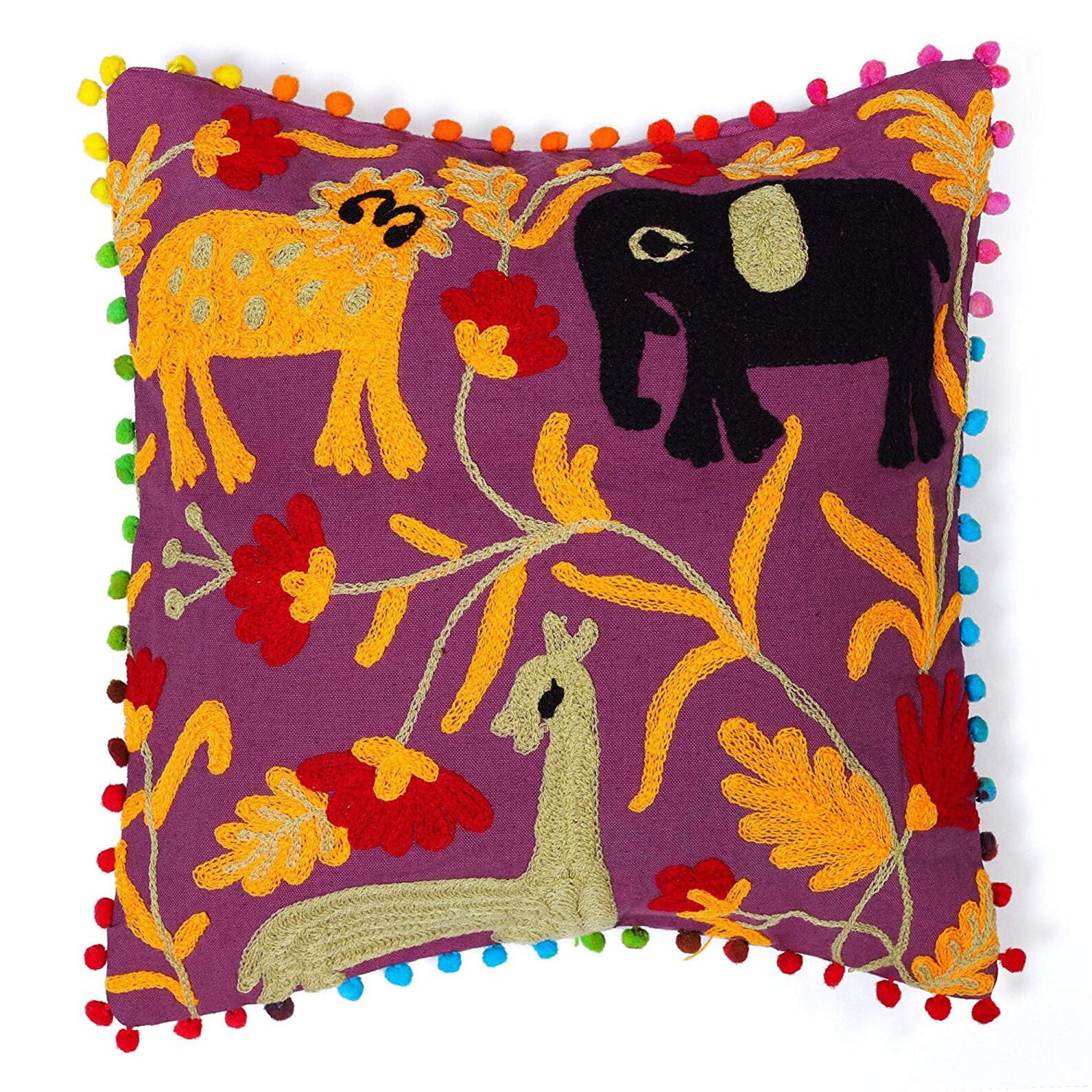 Mexican Pillow Cases / Embroidered Pillow Case / Colorful Etsy