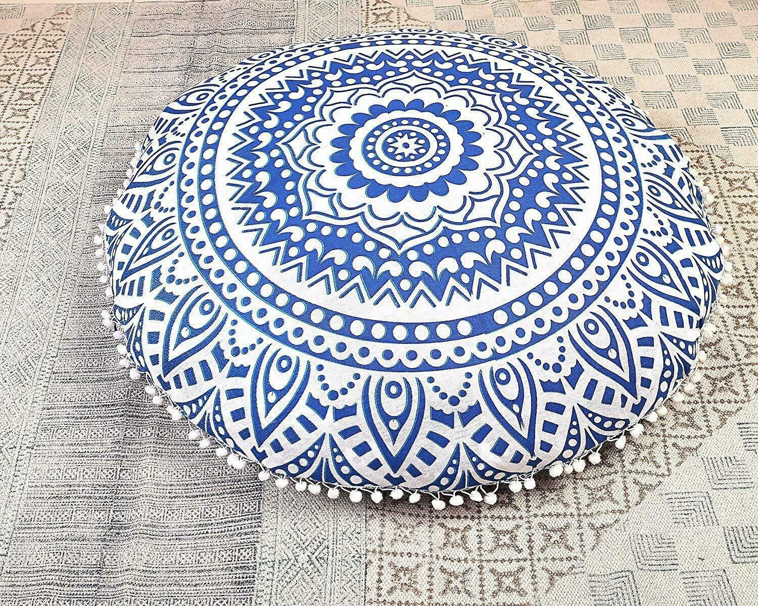 Plain round cushion cover Plain round cover Round coloured Etsy
