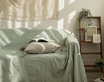 100% Cotton Large Sofa Cover Cotton Couch Throw Living Room Decor Couch Cover Bedspread Bed Cover