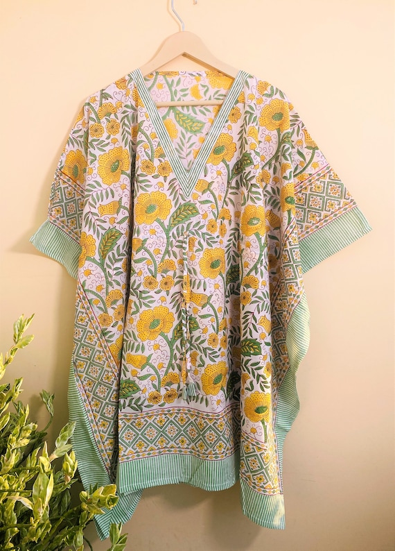 short kaftan night dress America & Beyond Women's Night Murphy Short Kaftan