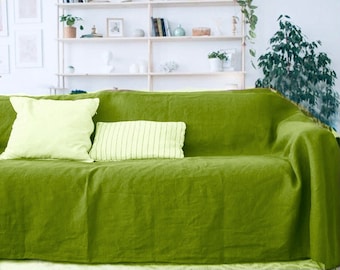 Natural Cotton Sofa Cover For living Room Boho Couch Covers Bohemian Couch Slipcover, Bed-cover Washable Furniture Protector Blanket, Gift