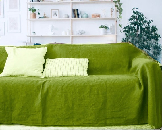 Natural Cotton Sofa Cover For living Room Boho Couch Covers Bohemian Couch Slipcover, Bed-cover Washable Furniture Protector Blanket, Gift
