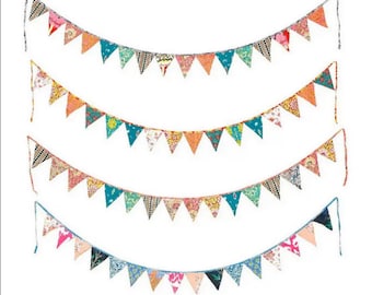 Decoración de pared con banderines al por mayor, banderines de tela hechos a mano, banderines de cuerda neutra para colgar en la pared de la guardería, banderines para decoración de bodas