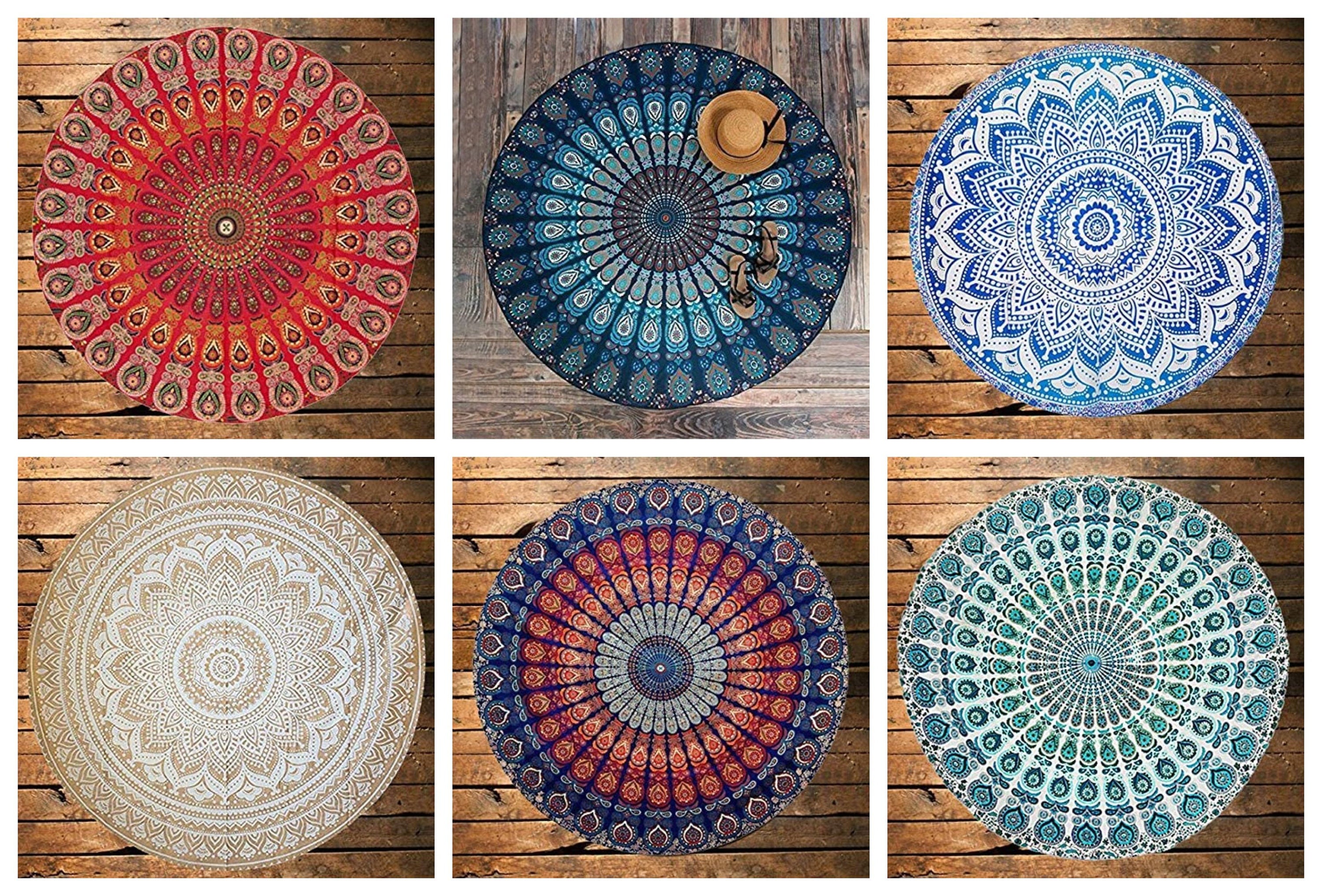 Round Tapestry Etsy