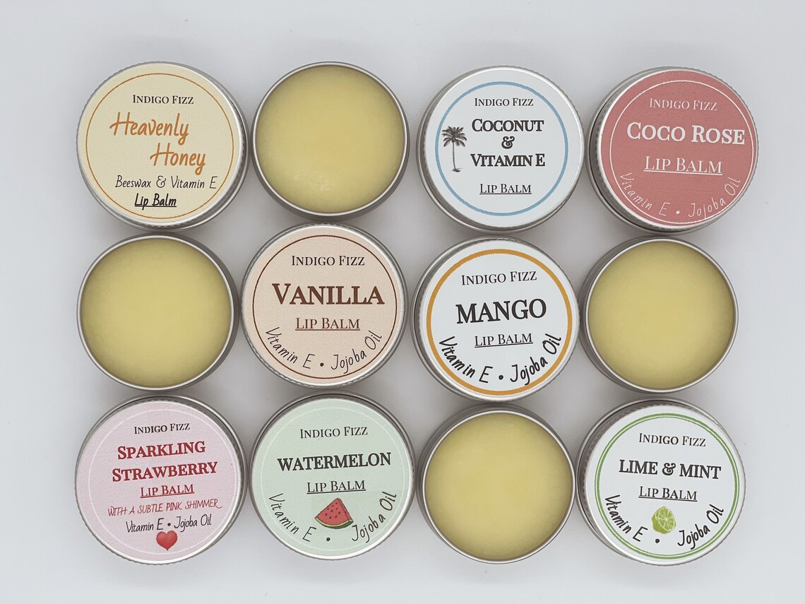 Coconut & Vitamin E Lip Balm Etsy UK