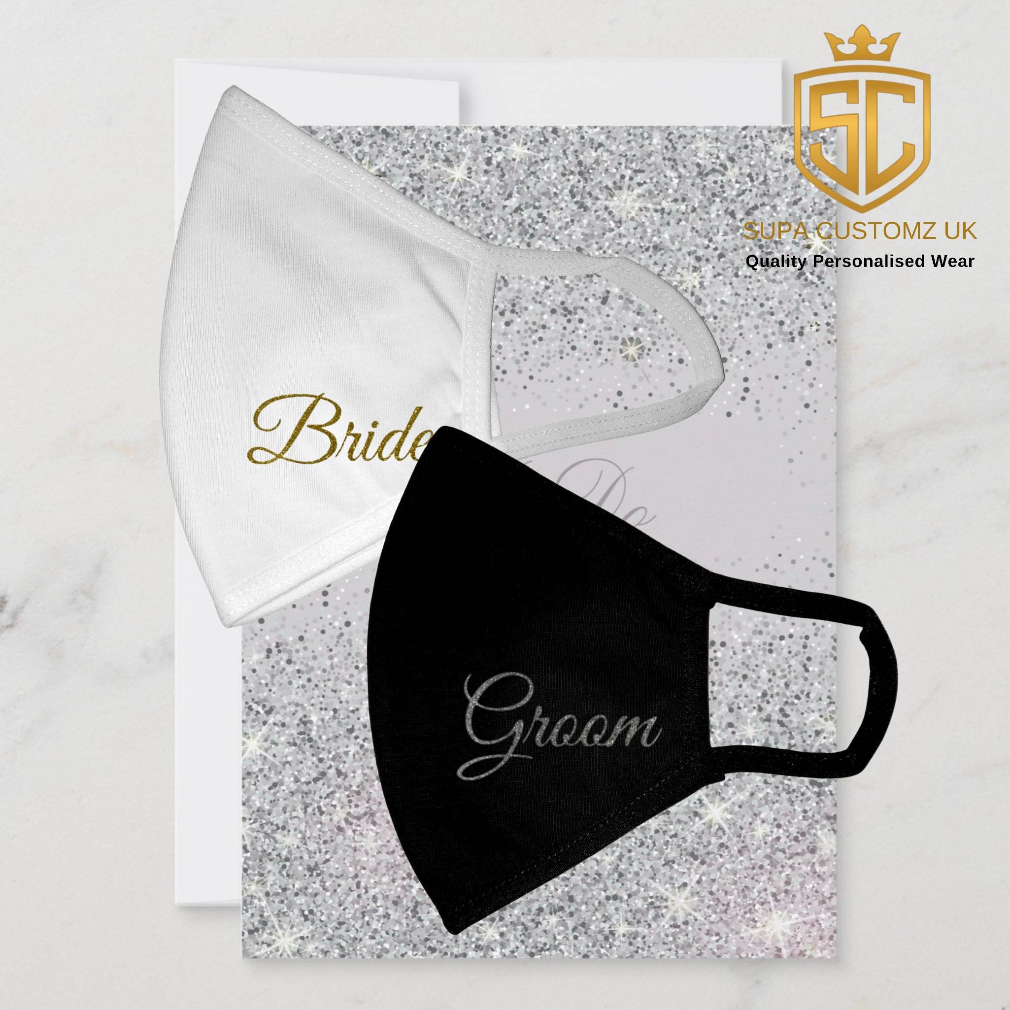 Wedding Face Mask, Mr & Mrs Mask, Bride and Groom Face Mask, Husband …
