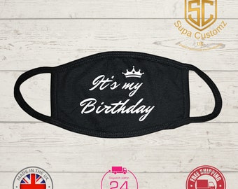 Masks For Birthday Party - Birthday Party Masks - Printed Birthday Masks - Fun Birthday Mask - Happy Birthday Mask - Best Mask for Birthday