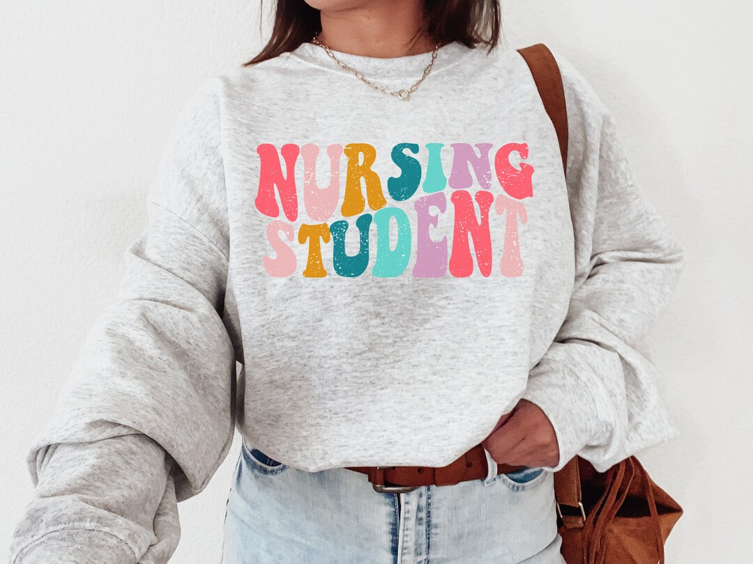Retro Nursing Student Sweatshirt, Future Nurse Crewneck, Gift for ...