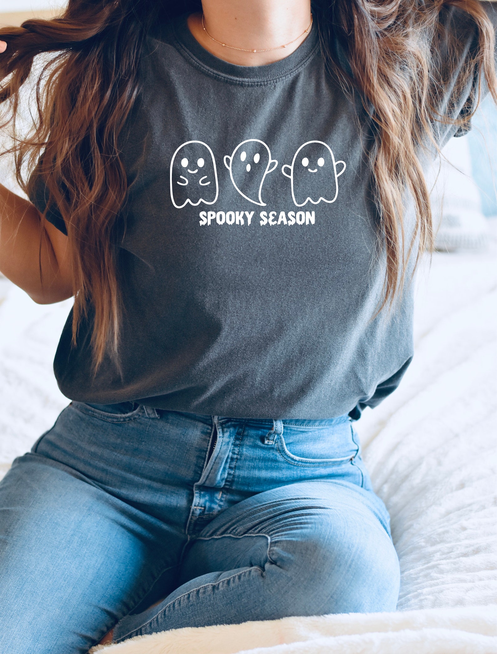 Spooky Season Ghost Shirt Comfort Color Shirt Halloween | Etsy