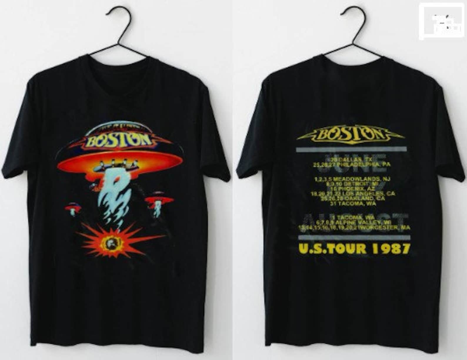 boston 1987 tour shirt