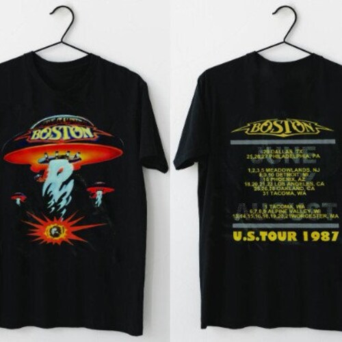 boston rock band t shirt